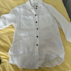 MARELLA white linen shirt